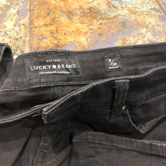 Lucky Brand Denim - lucky black distressed